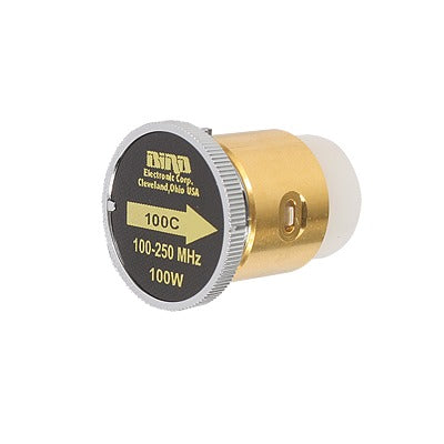 Elemento de 100 Watt en LÌnea 7/8 para Wattmetro BIRD 43 en Rango de Frecuencia de 100 a 250 MHz.