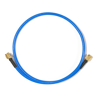 Jumper MikroTik (Flex-Guide) de 50 cm (19.69 Pulgadas), Núcleo de Cobre-Plateado, Conectores SMA-Macho Inversos, Hasta 6 GHz