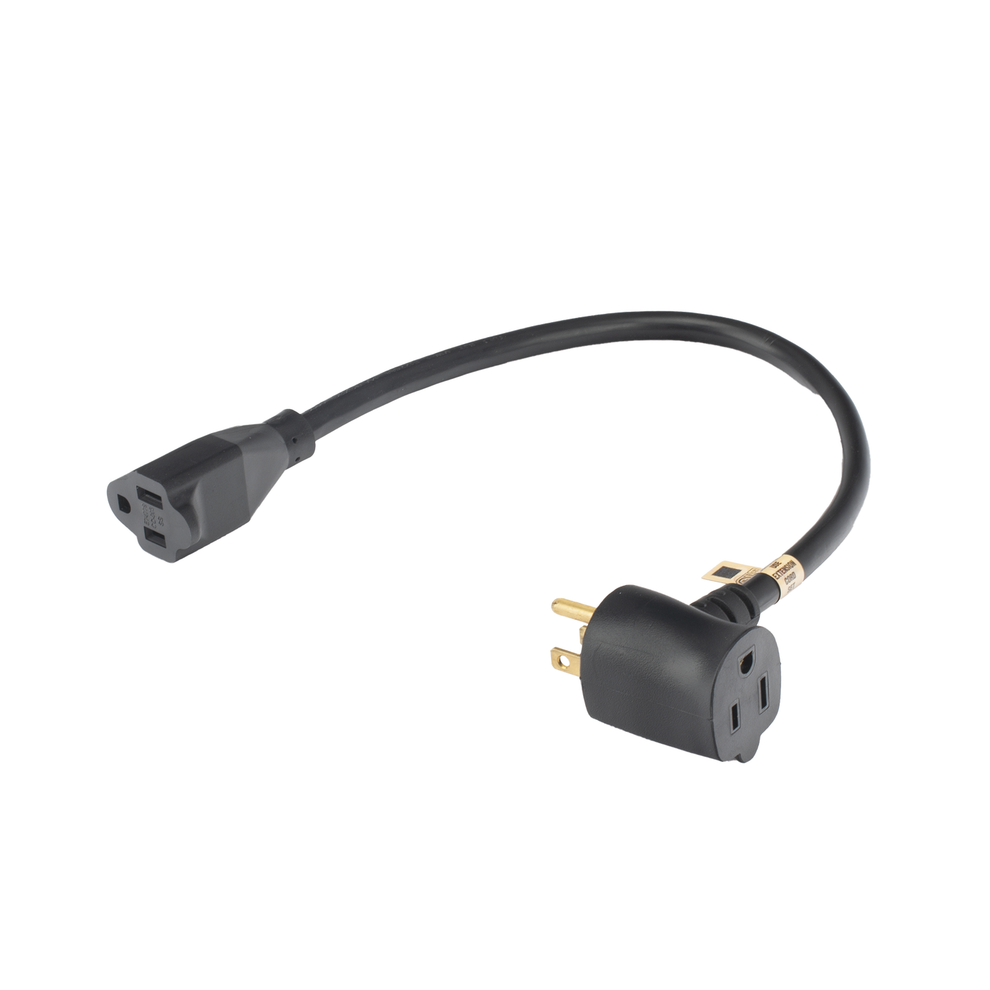 Extensión Eléctrica para Uso Rudo para Uso en T / Conexión NEMA 5-15 / 30 cm / 1800 W