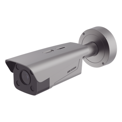 Cámara Bala IP ANPR / 4 Megapixel / Lente Mot. 2.8-12 mm / IR y Luz Blanca 50 m (164 ft) / Control de Barrera / IP67 / IK10 / PoE