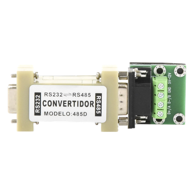 Convertidor de interfaz / RS232 a RS485 / Half-duplex automático / 115.2 kbps / 1200 m (3937 ft) / 5-12 VCC