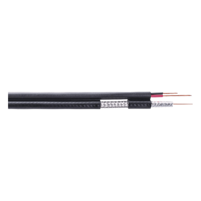 Cable Coaxial RG59 / 305 m (1000 ft) / CCS Siames / 75 Ohm / 60% Blindaje Aluminio / 2x20 AWG / Intemperie