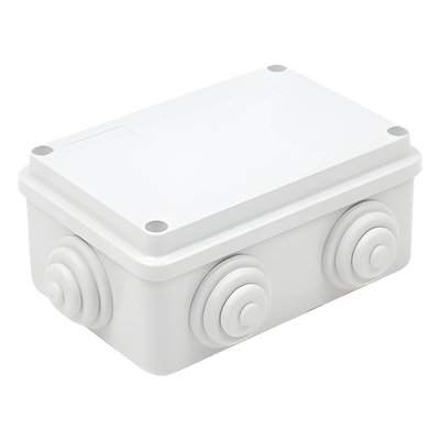 Caja de Derivación Estanca / PVC Libre de Halógenos / 6 Entradas / IP55 / IK08 / 120x80x50 mm / -24 a 60°C