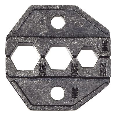Matriz Ponchadora / Conectores F / RG59 y RG6 / Engarce Hexagonal Triple / 0.255'' × 0.320'' × 0.350'' / 64 g