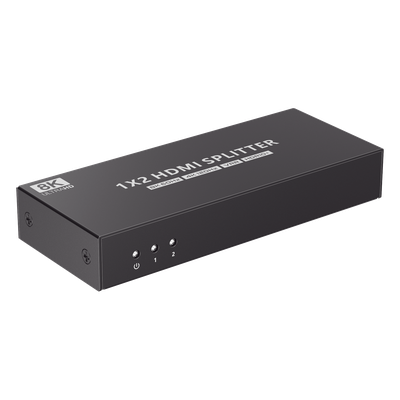 Splitter HDMI / 1x2 / HDMI 2.1 / 8K @ 60 Hz / 4K @ 120 Hz / 48 Gbps / HDR10+ / Dolby Vision / HDCP 2.3