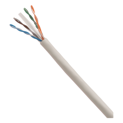 Cable UTP / 305 m (1000 ft) / Categoría 6 / 23 AWG / CMP Plenum / 250 MHz / PoE / 4 Pares