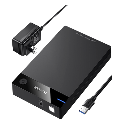 Enclosure para Disco Duro / USB 3.0 con UASP / SATA I/II/III / 3.5" y 2.5" / Hasta 16 TB / Sin Herramientas / Cable 1 m (3.3 ft)