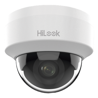 Domo IP / 2 MP 1080p / Lente 2.8 mm 101° / IR 20 m (65.6 ft) / PoE 802.3af / dWDR / H.265+ / Interior