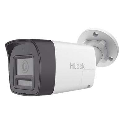 Cámara Bala TURBOHD / 2 Megapixel / Dual Light 30 m (98.4 ft) IR + 20 m (65.6 ft) Luz Blanca / Audio Bidireccional / IP67 / Metal