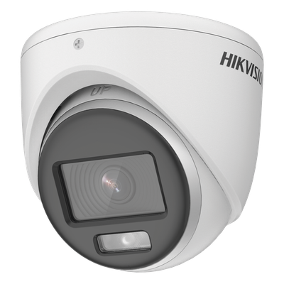 Turret TURBOHD 2 Megapixel (1080p) / Imagen a Color 24/7 / Lente 2.8 mm / METAL / Luz Blanca 65.6 ft / Exterior IP67 / TVI-AHD-CVI-CVBS / dWDR