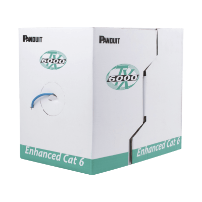 Cable UTP / Cat 6 Mejorado / 23 AWG / Cobre Sólido / 305 m (1000 ft) / PVC CM / 4 Pares / Reelex