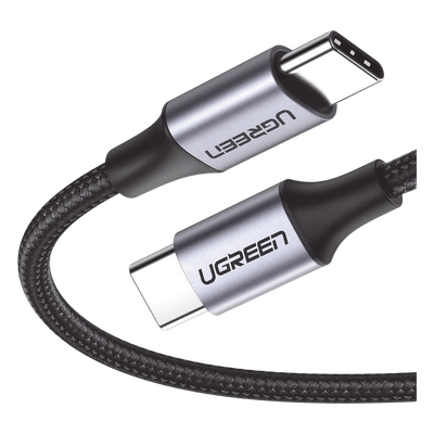Cable USB-C a USB-C / 1 Metro (3.28 Pies) / 60W PD / 480 Mbps / Nylon Trenzado / Aluminio