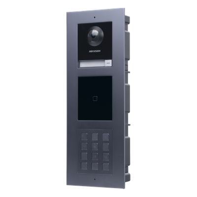 Videoportero IP Multiapartamento / 2 Megapixel / 7 Frentes de Calle / IP65 / PoE / Teclado y Lector EM / -40°C a 60°C (-40°F a 140°F)