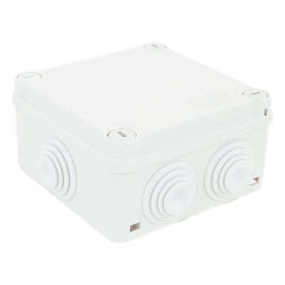 Caja de Derivación Estanca / 6 Entradas / IP55 / IK08 / 100x100x50 mm / Libre de Halógenos / -24 a 60°C