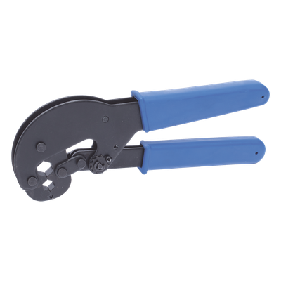 Pinzas para Plegar Conectores Coaxiales / Acero Resistente a Corrosión / Ajuste Automático / Diseño Ergonómico / Conectores 10.8 mm y 13.5 mm
