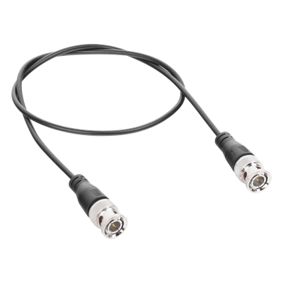 Cable Coaxial Armado con Conector BNC / Longitud de 1.5 Metros (4.92 Pies) / Optimizado para Cámaras 4K / Uso en Interior