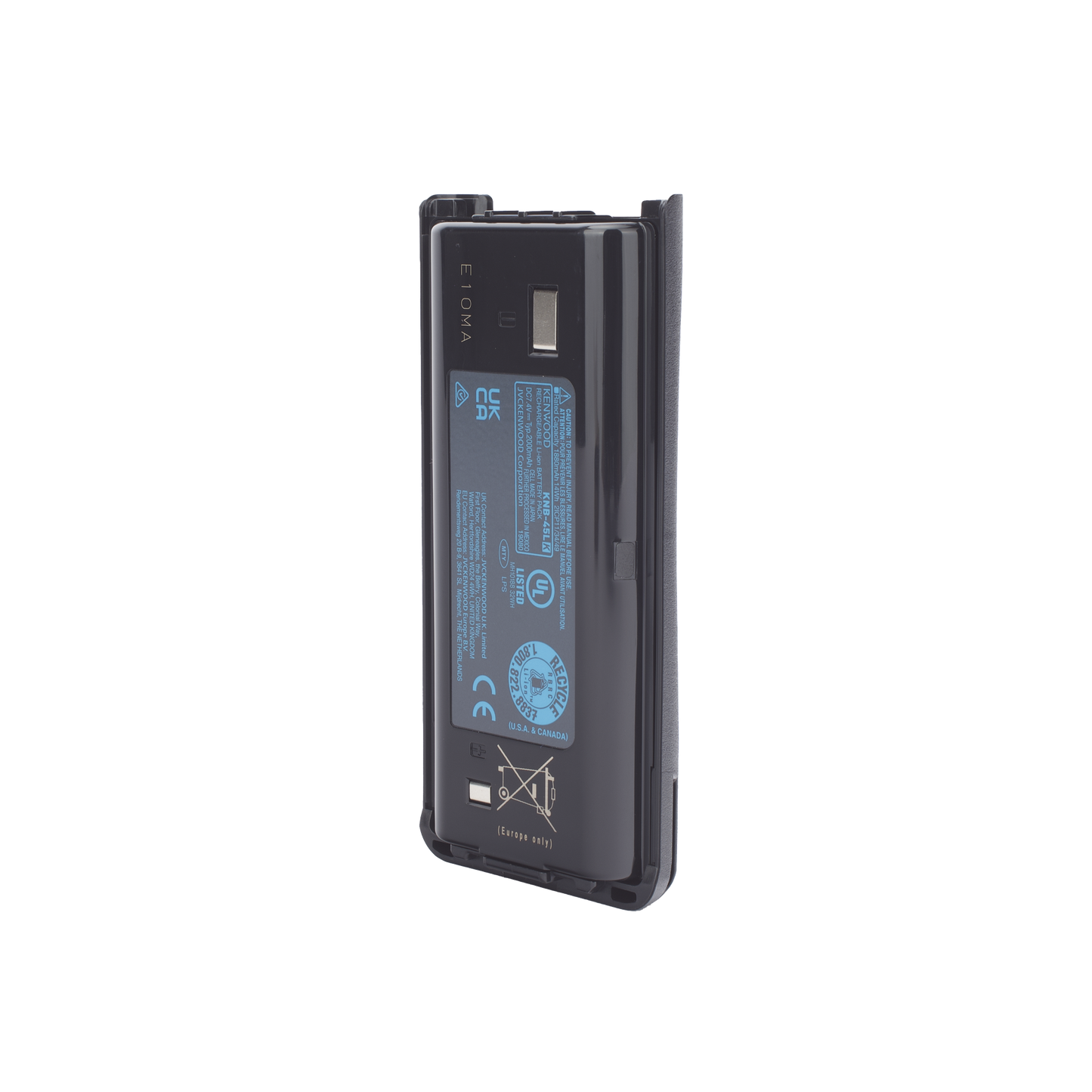 Batería Li-lon, 2,000 mAh para radios NX-1200, NX-1300, NX-240, NX-340, TK-2402, TK-3402, TK-2312, TK-3312