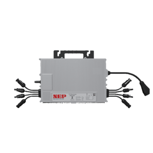 Microinversor 2.25 Kw, 220 Vca, IP67, WIFI Incuido, Soporta Oversizing a 4 Módulos de Hasta 750 W, Incluye Conector Troncal