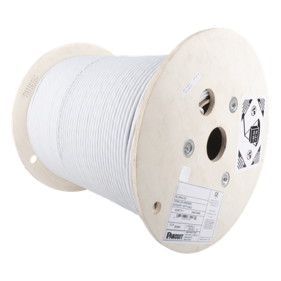 Bobina de Cable Blindado F/UTP / Cat6A / 23 AWG / 10GBase-T / LSZH / 305 m (1000 pies)
