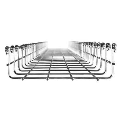 Charola Tipo Malla / 66 mm Peralte / 200 mm Ancho / 3 m (9.84 ft) / Electro Zinc / 210 Cables Cat6