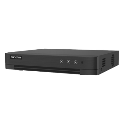 DVR Pentahíbrido / 8 Canales TurboHD + 2 Canales IP / 2 Megapixel (1080p) Lite / AcuSense Lite / Audio Bidireccional por Coaxitron / H.265+ / 1 Bahía HDD 4 TB / Salida HDMI y VGA Full HD