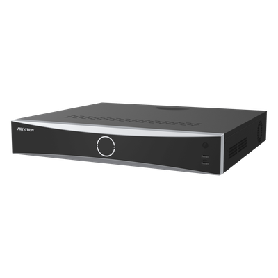 NVR IP / 16 Canales / 16 Puertos PoE+ / 12 Megapixel (4K) / Reconocimiento Facial / 4 Bahías HDD / HDMI 8K / AcuSense