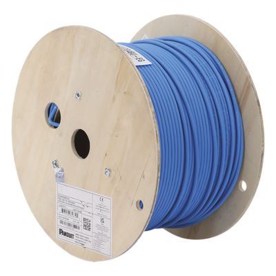 Bobina de Cable UTP Cat6A / 23 AWG / LSZH-3 / 305 m (1000 pies) / Vari-MaTriX HD / 10GBase-T / PoE++ 60W