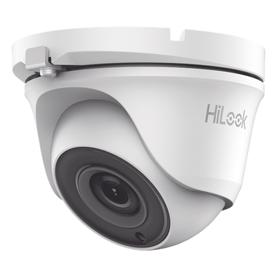 Cámara Turret TURBOHD / 2 Megapixel 1080p / Lente 2.8 mm / Ángulo 103° / IR EXIR 20 m (65.6 ft) / 4 Tecnologías Seleccionables / IP66 / Metal