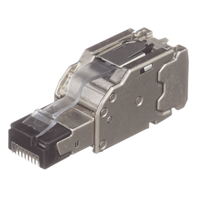 Plug RJ45 Blindado / Terminación en Campo / Cat6A Certificable / 22-26 AWG / -40°C a 85°C / Paquete 10 Piezas