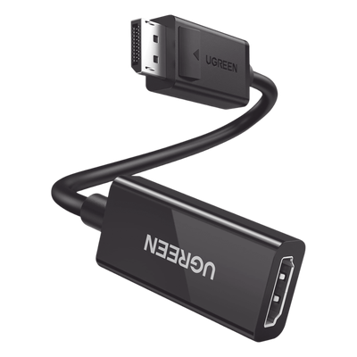 Convertidor DisplayPort a HDMI / 4K@60Hz / 3D / HDR / Blindaje Triple / 25 cm (9.84 ft) / ABS Antiinterferencias