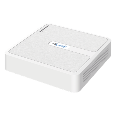 NVR IP / 4 Canales / 4 Puertos PoE+ / 40 Mbps Entrada / H.265+ / Full HD 1080p / 1 Bahía HDD 6 TB