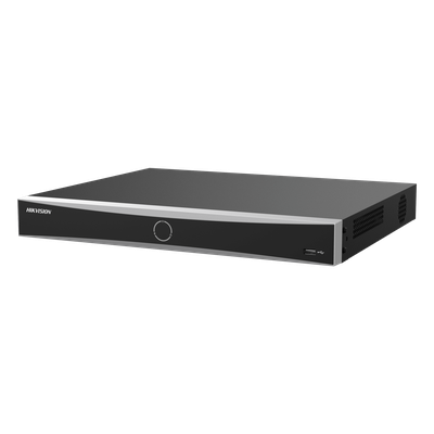 NVR IP / 16 Canales / 12 Megapixel (4K) / AcuSense / Reconocimiento Facial / 1 Bahía HDD / HDMI 4K / Sin PoE