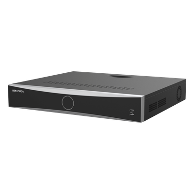 NVR IP / 32 Canales / 12 Megapixel (4K) / AcuSense / Reconocimiento Facial / 4 Bahías HDD / Salida HDMI 4K