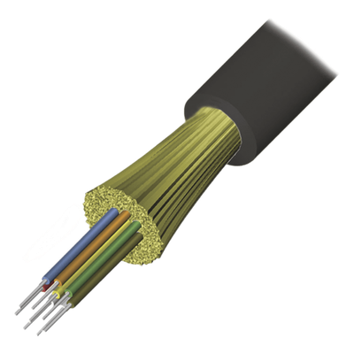 Cable de Fibra Óptica / 12 Hilos / Monomodo OS2 / Tight Buffer / Dieléctrico / Plenum OFNP / Interior-Exterior / 1 Metro (3.28 Pies)