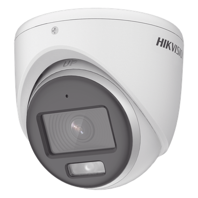 Cámara Turret TURBOHD / 3K 5 Megapixel 16:9 / Color 24/7 / Luz Blanca 40 m (131.2 ft) / Micrófono Integrado / IP67 / 4 Tecnologías / dWDR