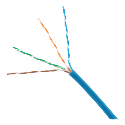 Bobina de Cable UTP / 305 m (1000 pies) / Cat 6 / 23 AWG / CMP Plenum / 4 Pares / HDPE / Cobre Sólido