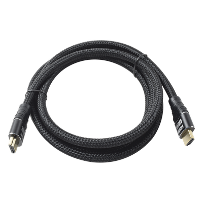 Cable HDMI / 4K Ultra HD / 1.8 m (5.9 ft) / Triple Blindaje Trenzado / Conectores Oro 24K / 120-480 Hz