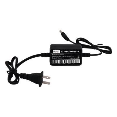 Adaptador de Pared / 12 VCC 1 A / Entrada Universal 100-240 VCA / Cable 0.5 m Doble Extremo / NEMA 1-15 / Operación 0°C a 40°C