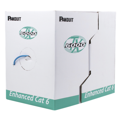 Cable UTP / Categoría 6 Mejorado / 305 m (1000 ft) / 23 AWG / LSZH / 4 Pares / 250 MHz / PoE