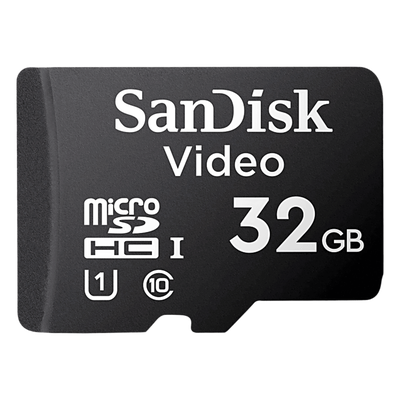 Memoria microSD / 32 GB / Clase 10 UHS-I / Alta Resistencia / Videovigilancia 24/7 / -25 °C a 85 °C