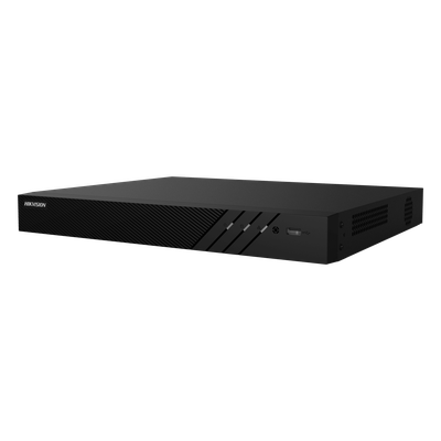 NVR IP / 16 Canales / 8 Megapixel (4K) / 16 Puertos PoE+ / 2 Bahías HDD / Salida HDMI 4K / PoE Extendido 300 m (984.3 ft)