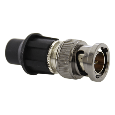 Conector BNC Macho / 75Ω / RG6-RG59-RG178 / CaP System / 27 mm / 1080p HD