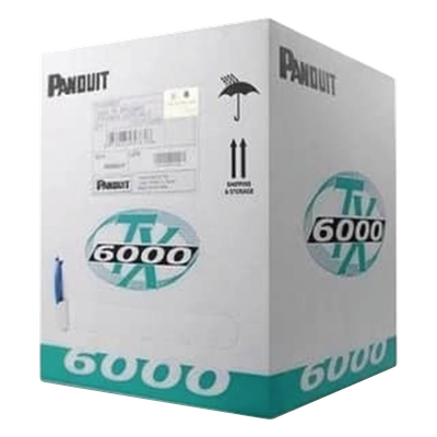 Cable UTP / Categoría 6A / 305 m (1000 ft) / 23 AWG / Cobre Sólido / CMR Riser / 4 Pares / Reelex