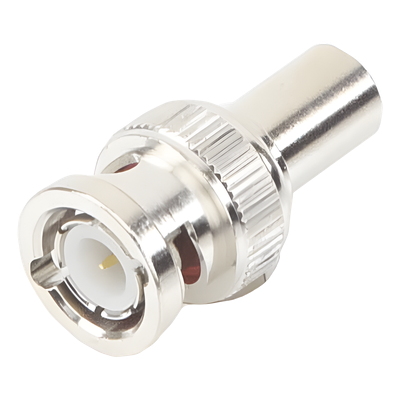 Carga Coaxial Terminal / 75 Ohm / 1/2 Watt / Conector BNC Macho / Níquel / Oro / Delrin