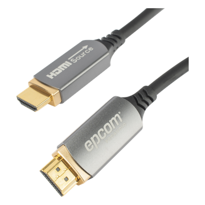 Cable HDMI de Fibra Óptica / 15m (49.21 ft) / 8K@60Hz / 18Gbps / HDCP 2.2 / 4.5mm OD