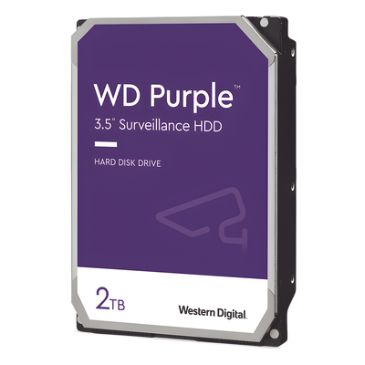 Disco Duro para Videovigilancia / 2 TB / SATA III 6 Gb/s / 256 MB Caché / 3.5 Pulgadas / 64 Cámaras / 5400 RPM