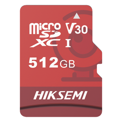 Tarjeta MicroSD / 512 GB / Lectura 95 MB/s / Escritura 60 MB/s / Clase 10 U3 / TLC NAND / Grabación 4K 24/7 / Resistente Agua y Golpes