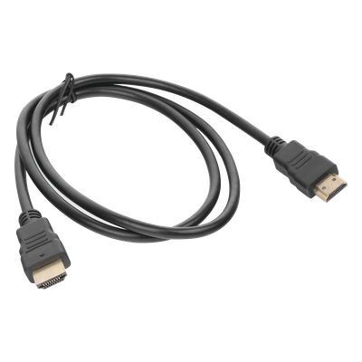 Cable HDMI / 1 m (3.28 ft) / High Speed / 4K / ARC / 3D / Blindado / Chapado en Oro