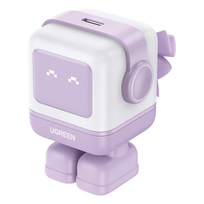 Cargador de Pared / 30W / USB-C PD3.0 PPS / GaN / Pantalla LED Interactiva / Material Ignífugo UL94-V0