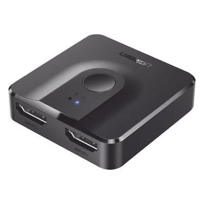 Switch HDMI Bidireccional / 4K 60Hz / HDR / 3D / Dolby Atmos / Metal / Sin Alimentación Externa